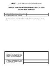 M Jobscan Report Worksheet Docx Hes Issues In Human