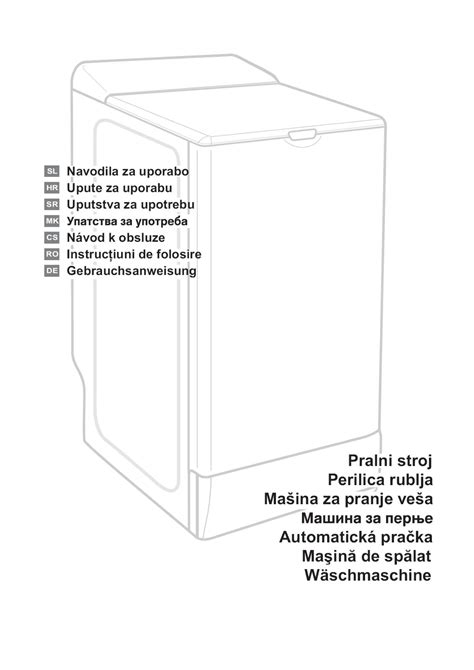 Návod k obsluze Gorenje WT63090 Zbozi cz