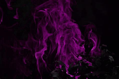 Dark and Purple Fire Flames Digital Art by Gaby Ethington - Pixels