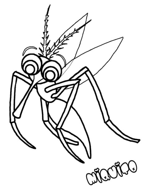 Dibujos Para Colorear De Mosquitos Y Pintar Im Genes Para Dibujar Gratis