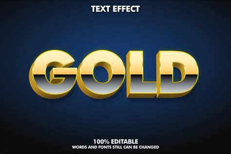 Premium Vector Simple 3d Bold Text Effect