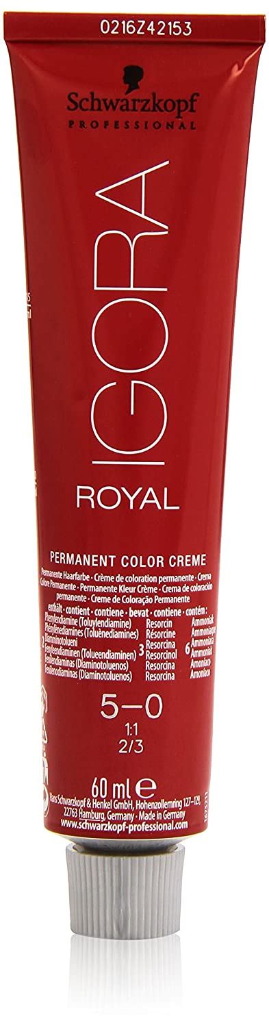 Schwarzkopf IGORA Royal Premium Haarfarbe 5 0 Hellbraun 1er Pack 1 X