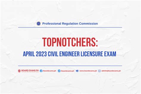 TOPNOTCHERS April 2023 Civil Engineer Licensure Exam CELE Board