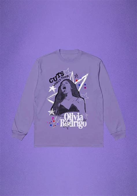 Guts World Tour Setlist Longsleeve Olivia Rodrigo