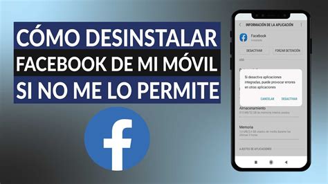 ¿cómo Desinstalar Facebook De Mi Móvil Si No Me Lo Permite Trucos Útiles Youtube