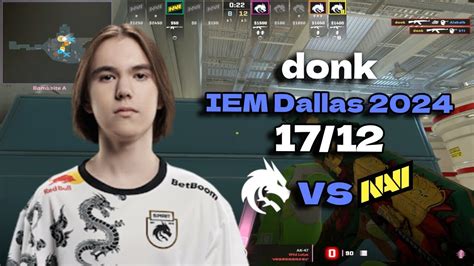 Spirit Donk 17 12 Vs NAVI Nuke IEM Dallas 2024 Cs2 Cs2pov Demo