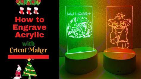 How To Engrave Acrylic With The Cricut Maker