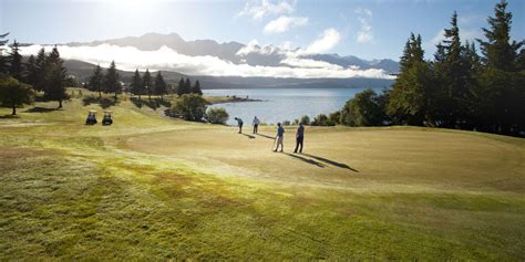 Queenstown Golf Course In Spring Queenstown Natural Landmarks