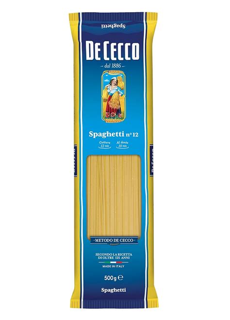 5x Pasta De Cecco 100 Italienisch Spaghetti N 12 Nudeln 500g Amazon