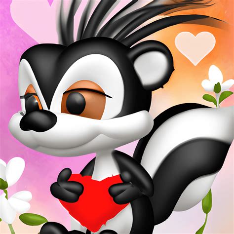 Adorably Cute Baby Pepe Le Pew Graphic · Creative Fabrica