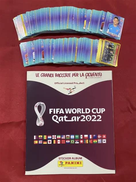 Album Vuoto Set Completo Panini Qatar World Cup Eur