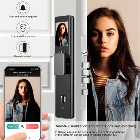 Tuya App 3d Face Recognition Smart Door Lock Full Automatic Biometric