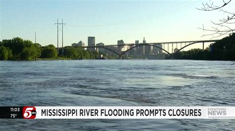 Mississippi River Flooding Prompts Closures Youtube