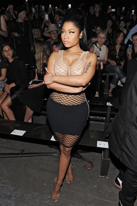 Nicki Minaj At Alexander Wang Fashion Show In New York 09 12 2015 Hawtcelebs