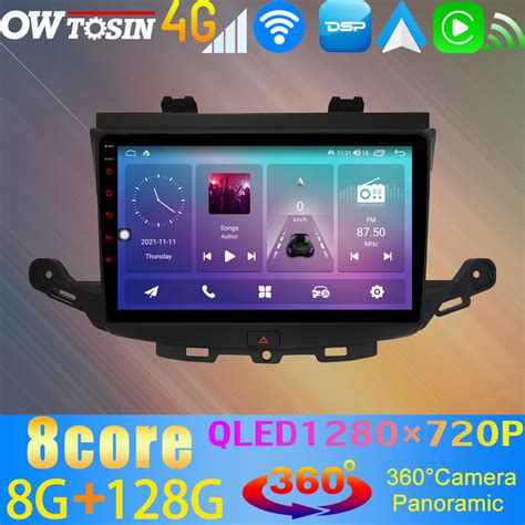 Owtosin 8Core 8G 128G Android 10 For Opel Astra K 2015 2021 CarPlay