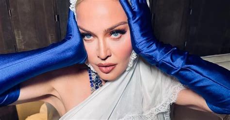 Madonna Stuns Fans With Topless Photos In Sheer Shawl