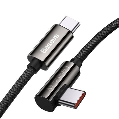 Baseus Legend Series Usb Type C To Type C W Elbow Fast Charging Data