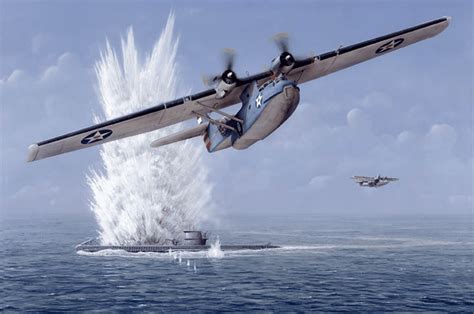 PBY Catalina Airplane Print | The Cat" Seaplane Aviation Art