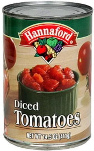 Hannaford Diced Tomatoes 145 Oz Nutrition Information Innit