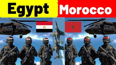 Egypt Vs Morocco Military Power Comparison 2021 Morocco Vs Egypt