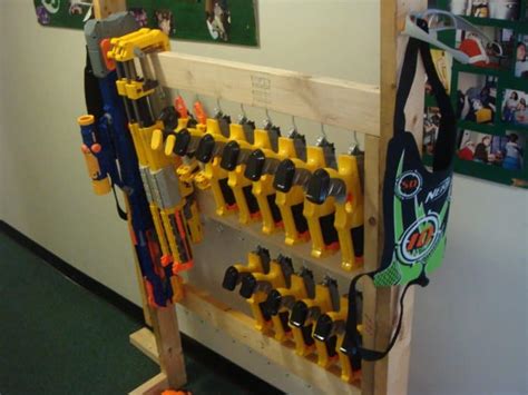 Nerf storage ideas! - A girl and a glue gun