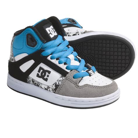 DC Shoes Rebound Skate Shoes (For Boys) 5082U - Save 32%