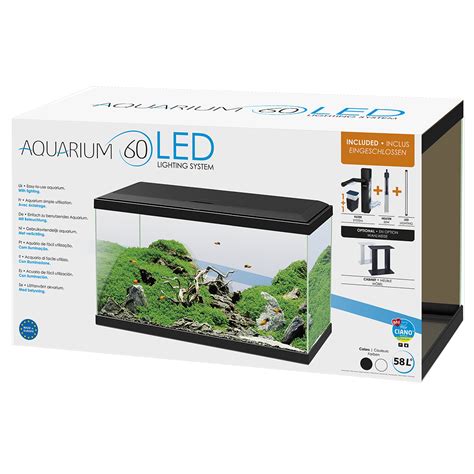 Aquarium 60 Led Cf80 Zwart Laroy Group