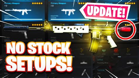 New Best No Stock Attachment Class Setups After Update Modern Warfare