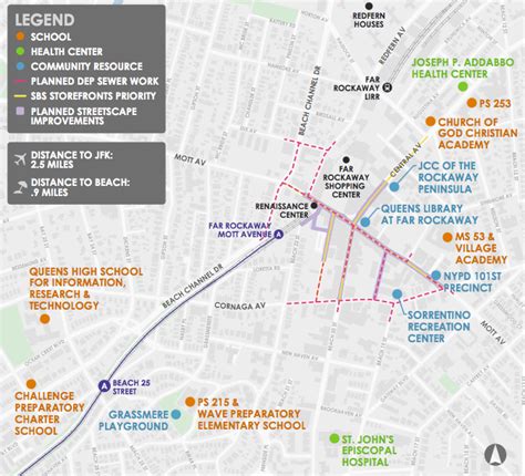 Far Rockaway Street Map