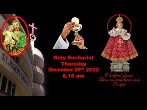 Live Holy Eucharist Live Holy Mass Am Thur December