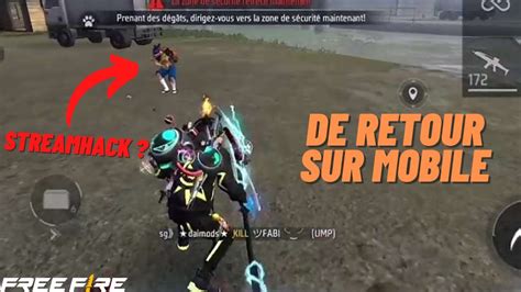 JE ME FAIT STREAMHACK EN VIDEO Garena FreeFire YouTube