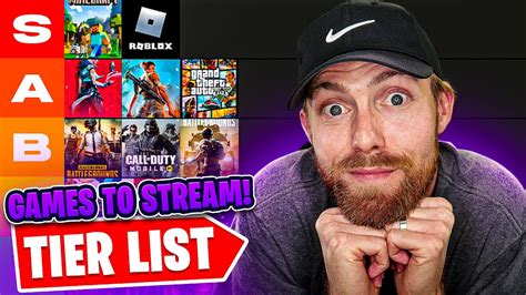 Games To Stream In 2021 Tier List YouTube