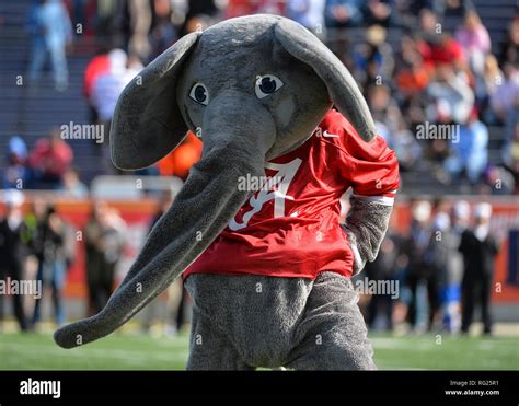 Mobile Al Usa 26th Jan 2019 Alabama Crimson Tide Mascot Big Al