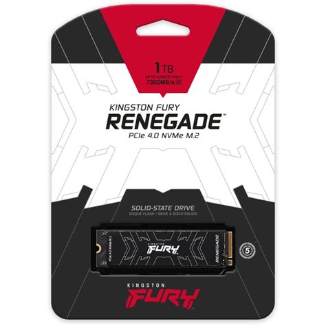 Kingston Fury Renegade 1 TB SSD Zwart SFYRS 1000G M 2 2280 PCIe 4 0