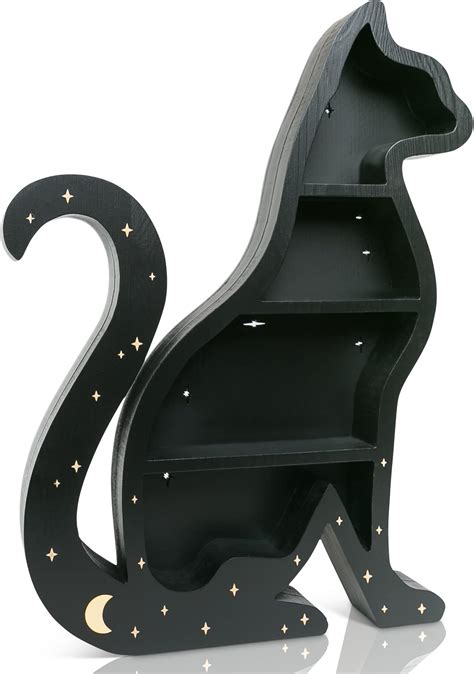 Amazon Jmw Cat Moon Shelf For Crystals With Led Lights Essential