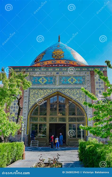 Yerevan Armenia May 3 2019 Blue Mosque In Yerevan Image With A View