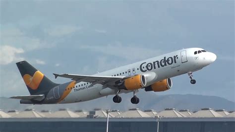 Condor Airbus 320 D AICD Take Off Malaga LEMG YouTube