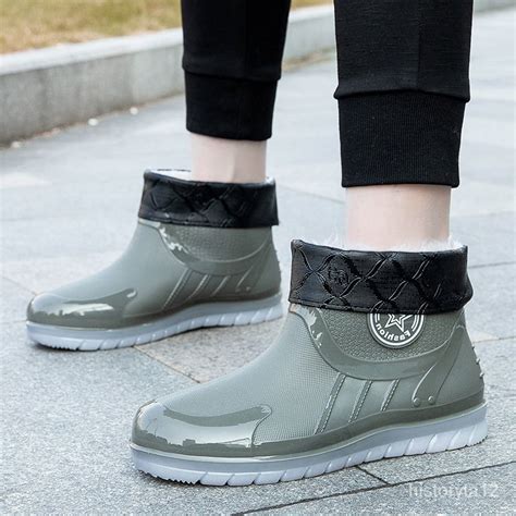 Men S High End Rain Boots Non Slip Wear Resistant Waterproof Boots