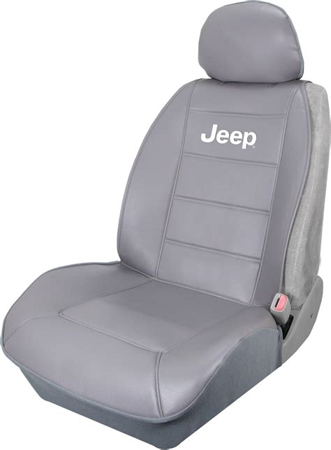 Plasticolor 008631r01 Deluxe Seat Cover Compatible With Jeep Embrodired Logo High