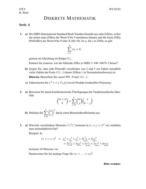 DISKRETE MATHEMATIK