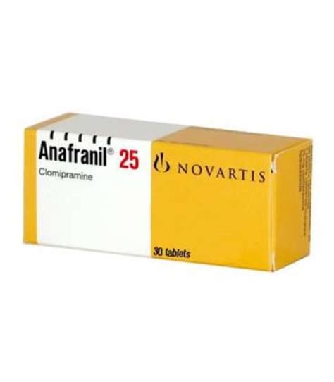 Anafranil Clomipramina 25 Mg Con 30 Tabletas Æfarma Medicamentos De