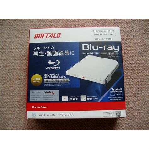 Buffalo 【新品】buffalo ブルーレイドライブ 外付け Brxl Pt6u3 Wheの通販 By はやぶさ4号s Shop