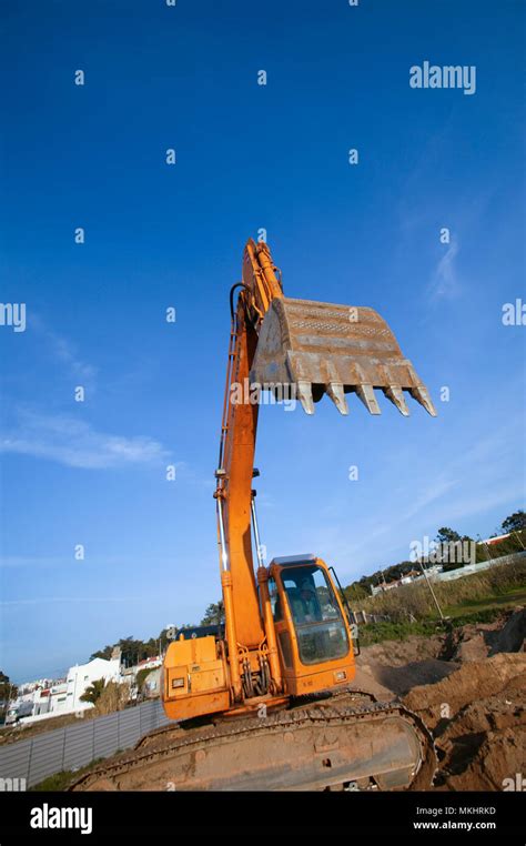 Industrial Earth Moving Digger Diggers Hi Res Stock Photography And