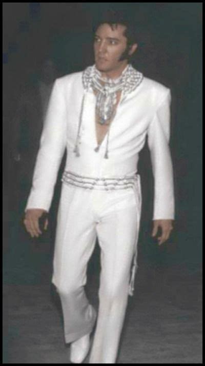 White Cossack Top Jumpsuitwhite Pearlneck Cords Jumpsuit Elvis Jumpsuits Elvis Presley