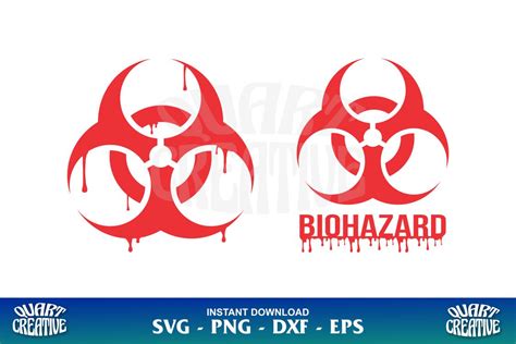 Biohazard Blood Symbol SVG - Gravectory