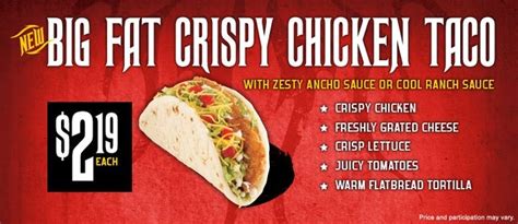 News: Del Taco - New Big Fat Crispy Chicken Taco | Brand Eating