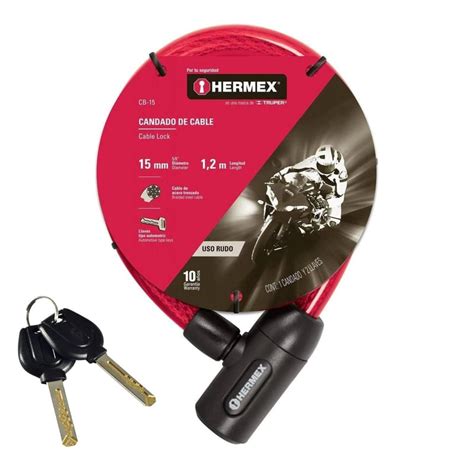 Cadena Bicicleta Candado Con Llave Hermex Cb Sodimac Per