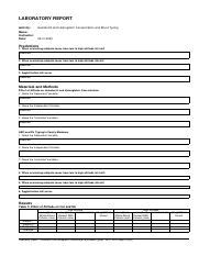 Pp Lab Report Blood Pdf LABORATORY REPORT Activity Hematocrit And