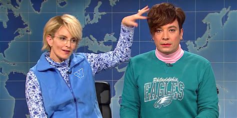 Tina Fey Jimmy Fallon Returned To Weekend Update On Snl Last Night