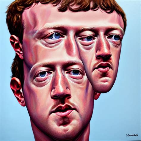 One Mark Zuckerberg Staring Into Your Soul Hyper Stable Diffusion